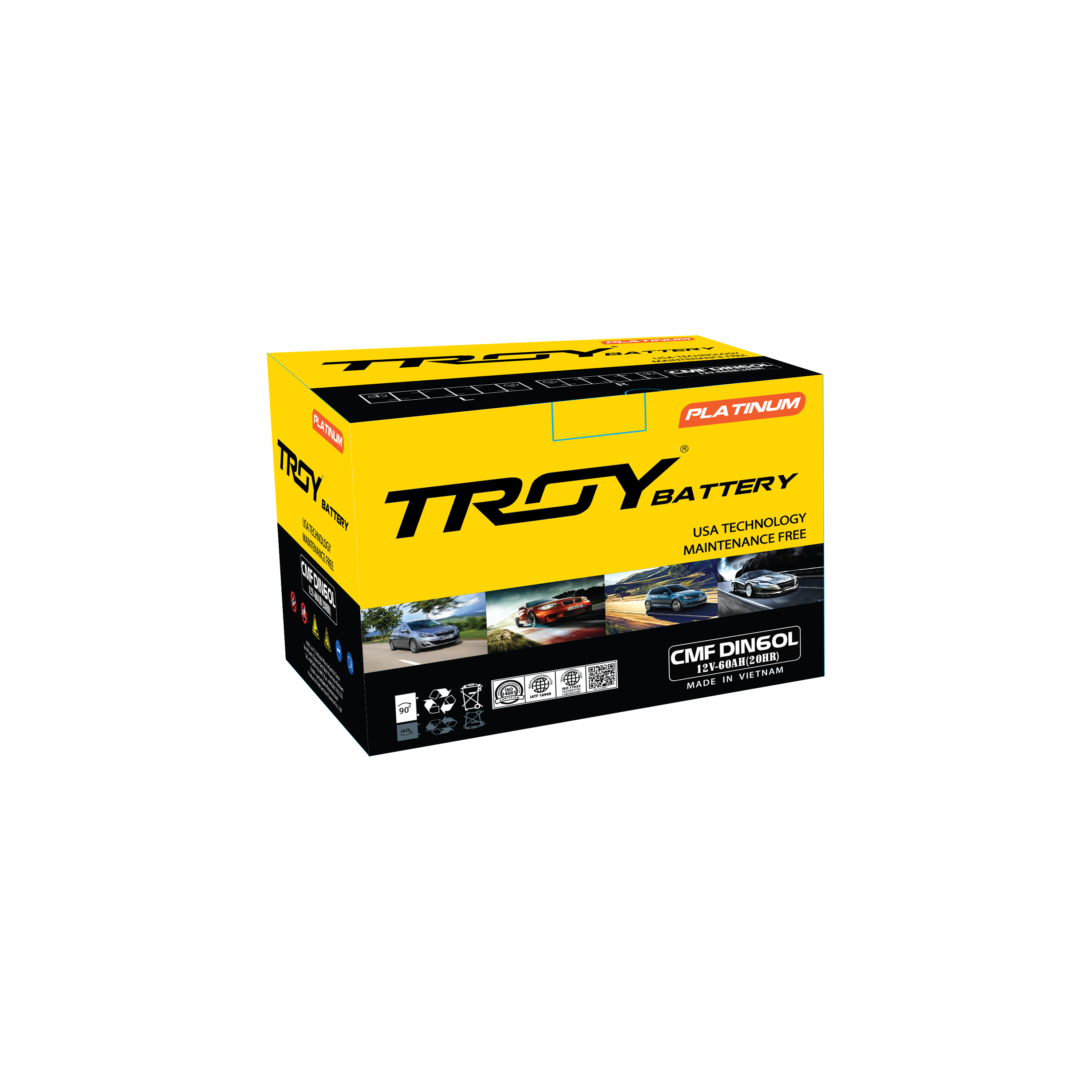 FACTORY PRICE AUTO MF BATTERY DIN60 LBN 60AH HIGH QUALITY CAR BATTERIES for STARTING WHOLESALE PRICE