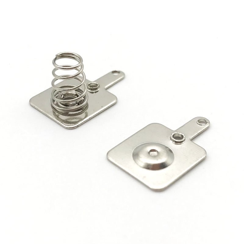 Factory Custom Made Nickel Plated 65Mn Steel Electrical Connecting Spare Parts or Brass Battery Spring Contacts