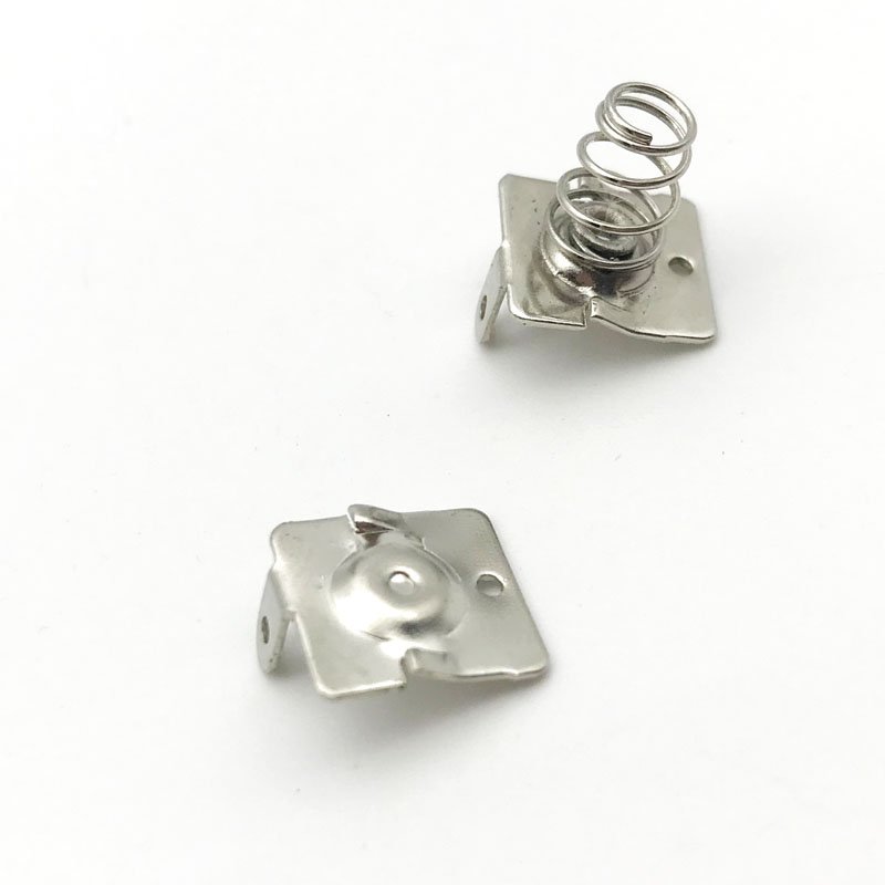 Factory Custom Made Nickel Plated 65Mn Steel Electrical Connecting Spare Parts or Brass Battery Spring Contacts