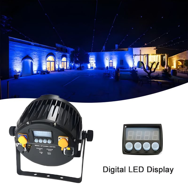Igracelite IP65 Waterproof Battery Power Stage Lights DMX LED Par Light 6*18W