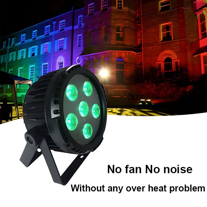 Igracelite IP65 Waterproof Battery Power Stage Lights DMX LED Par Light 6*18W
