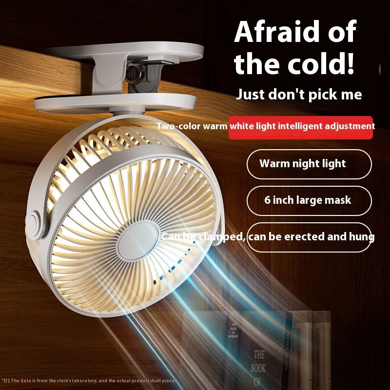 Hot Sale 2400 MA Outdoor Cooling Clip-on Stroller Fan Desktop Usb Charging Portable 6 Inch Fan