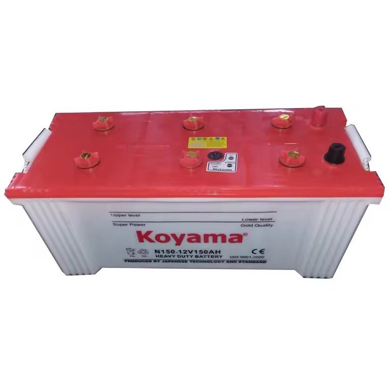 Factory Heavy-Duty Truck Battery N150 Dry-charged 12v Automotive Starter Lead-Acid Battery for Bus/VAN/SUV/Boat Auto Battery OEM
