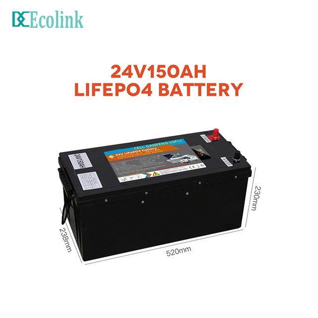 EU Stock Solar Lithium Battery 24V 12V 100Ah 200Ah 300Ah 400Ah Deep Cycle Lithium Iron LiFePO4 for Golf Carts Poland Romania