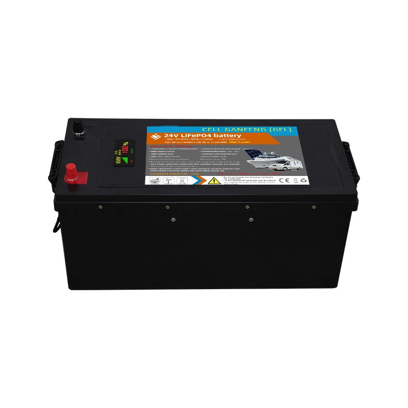 EU Stock Solar Lithium Battery 24V 12V 100Ah 200Ah 300Ah 400Ah Deep Cycle Lithium Iron LiFePO4 for Golf Carts Poland Romania
