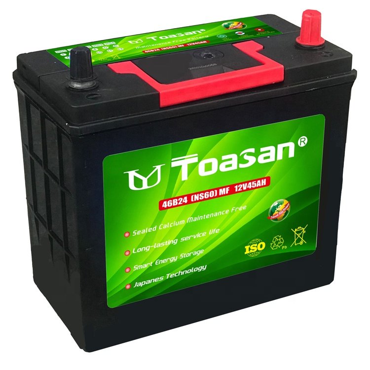 Toasan 60AH Lead Acid Batteries Maintenance Free 12V N60 Auto Batteries