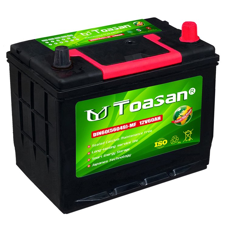 Toasan 60AH Lead Acid Batteries Maintenance Free 12V N60 Auto Batteries
