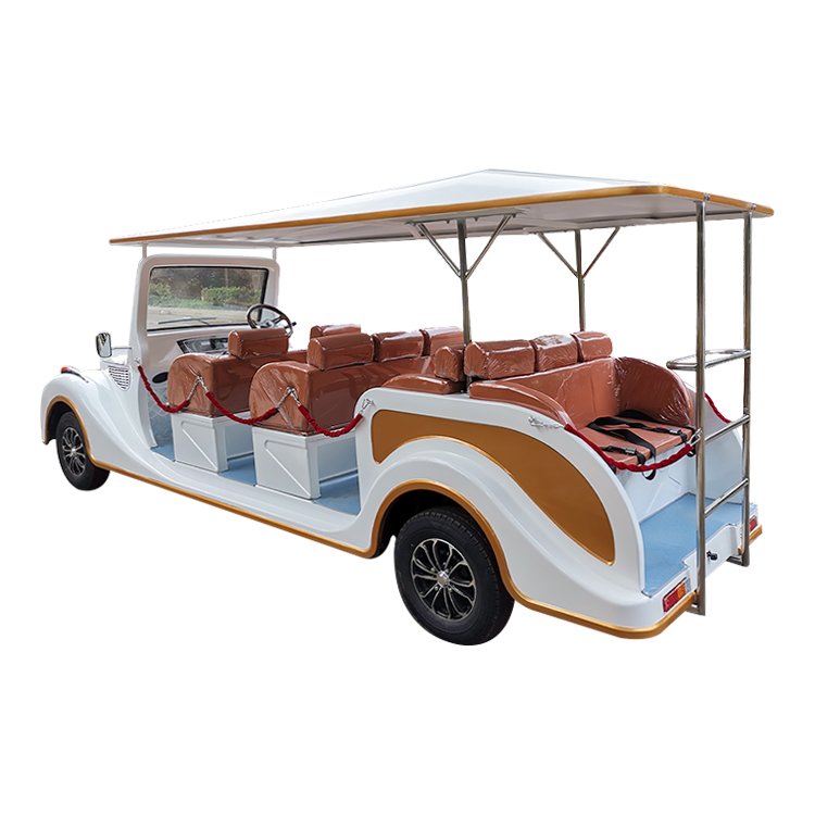 Mini Luxury Cheap 8- 11 Seats Antique Electric Classic Golf Cart for Wedding Resort Hotel