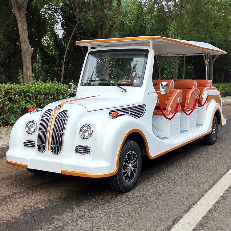 Mini Luxury Cheap 8- 11 Seats Antique Electric Classic Golf Cart for Wedding Resort Hotel