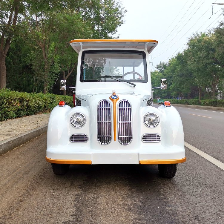Mini Luxury Cheap 8- 11 Seats Antique Electric Classic Golf Cart for Wedding Resort Hotel