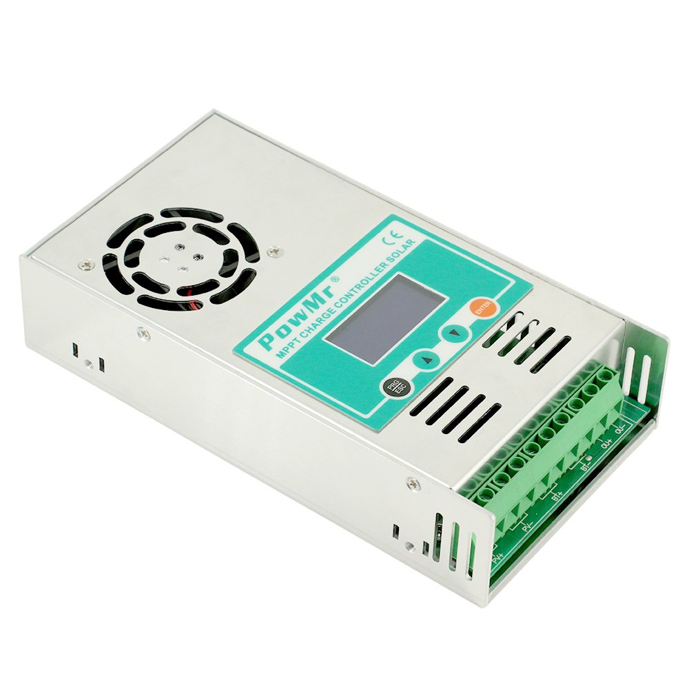 PowMr Backlight LCD Display Solar Charger 60A 12V 24V 36V 48V Support Parallel MPPT Solar Charge Controller