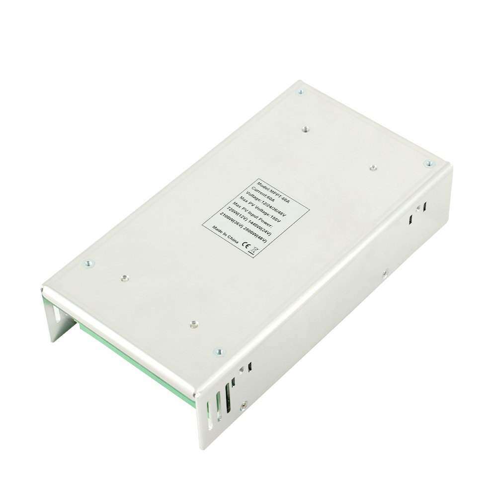 PowMr Backlight LCD Display Solar Charger 60A 12V 24V 36V 48V Support Parallel MPPT Solar Charge Controller