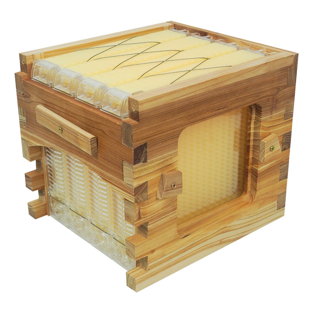 Beehives Starter Beekeeping Kits Golden Palace Mini Flows Hive Nuc Auto Flowing Bee Hives Honey Flows Automatic
