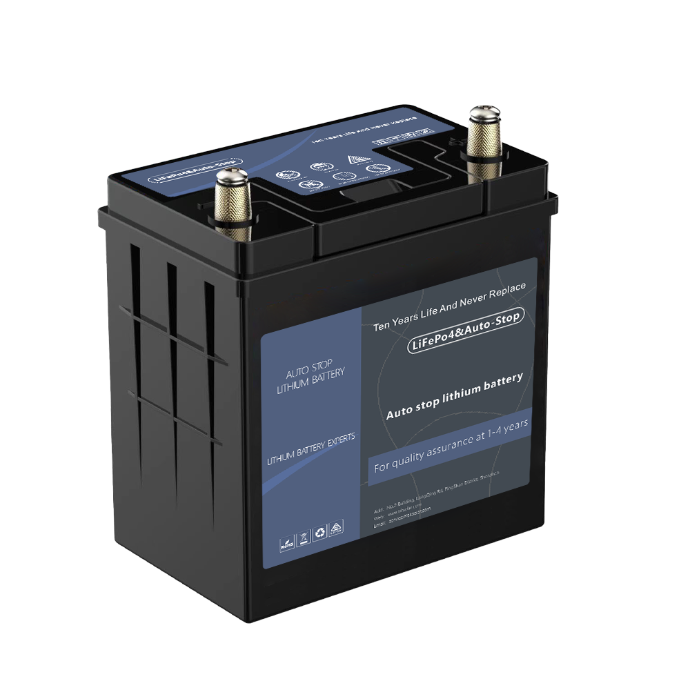Lithium 12V 45Ah LiFePO4 Car Start-Stop Battery for Automotive Power Tools Home Appliances Golf Carts