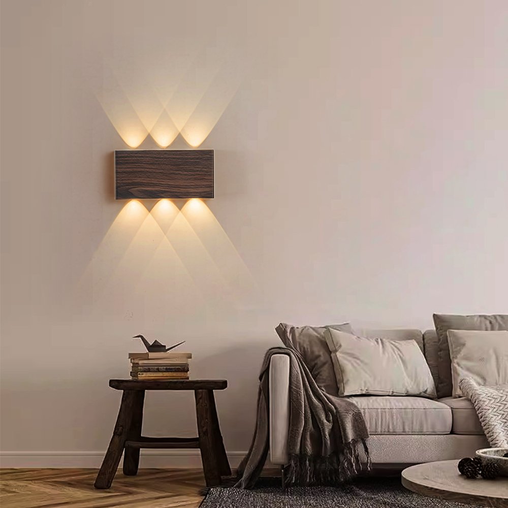 Modern Deco Wireless Wall Light Hotel up and Down Rechargeable Wall Light LED RGB Led Wall Lamp