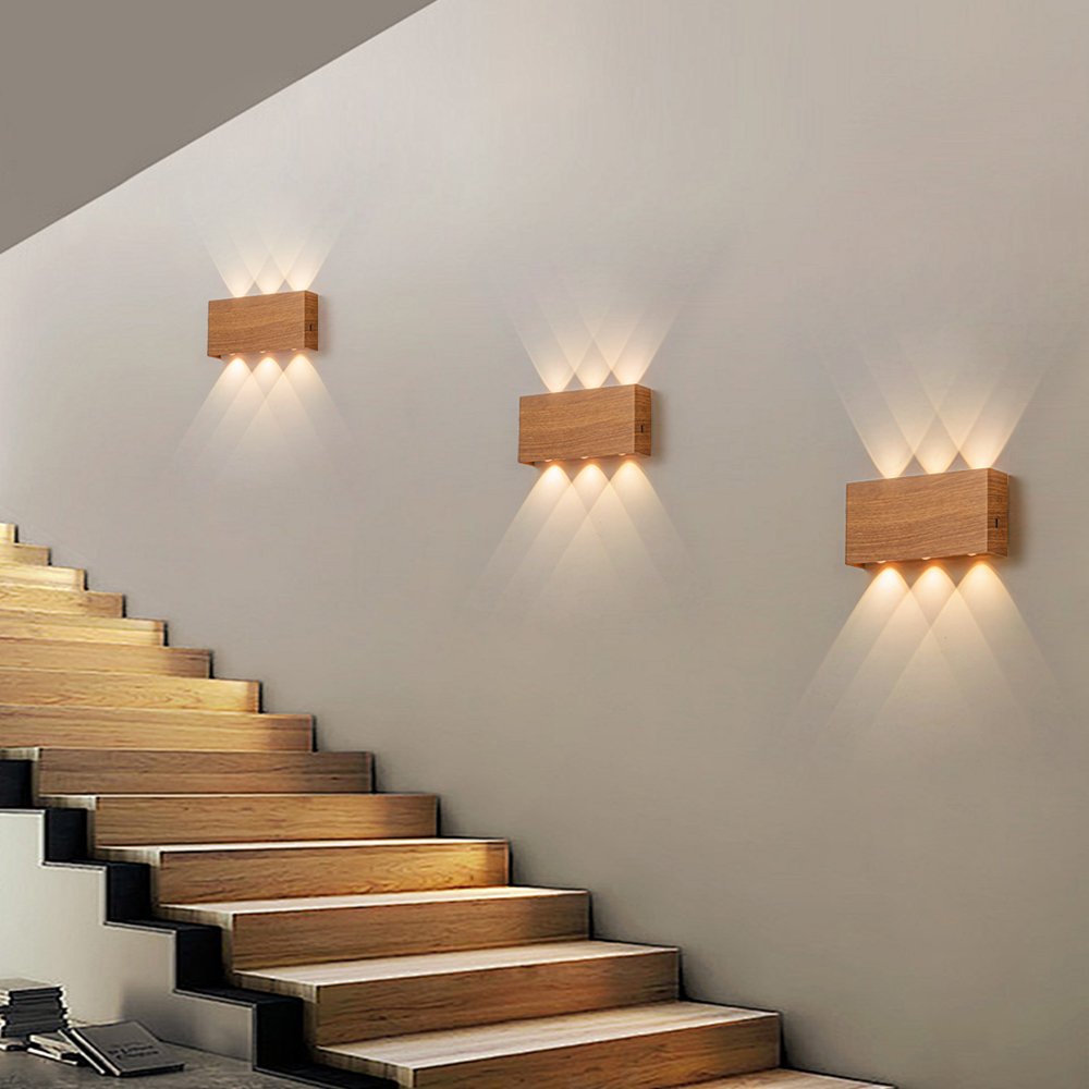 Modern Deco Wireless Wall Light Hotel up and Down Rechargeable Wall Light LED RGB Led Wall Lamp