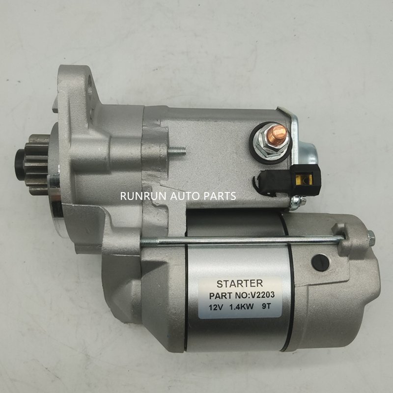 12V 1.4KW 9T Starter Motor for KUBOTA Engine D1302 V1502 128000-6842 128000-6843 228000-1020 2280001020
