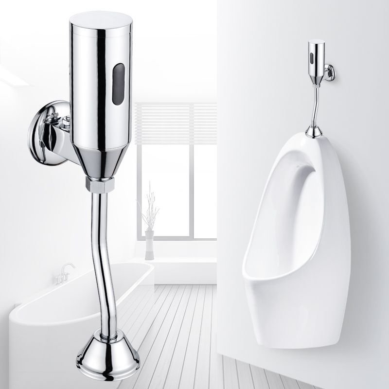 Brass Touchless Wall Mounted Automatic Sensor Urinal Flush Valve Toilet Water Flusher