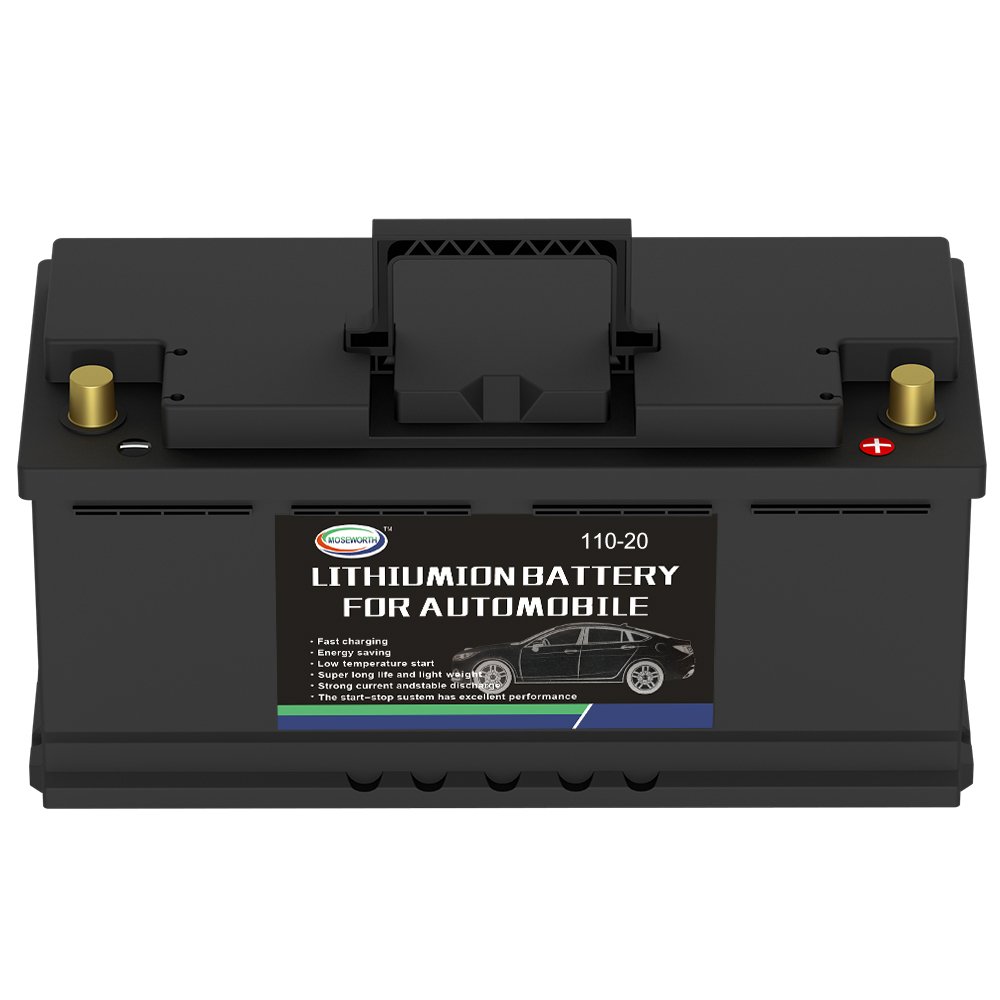 Factory Price 110-20 Auto Batteries CCA 1900 12V 120Ah Lithium-Iron Cell with BMS Car Starting Lifepo4 Battery