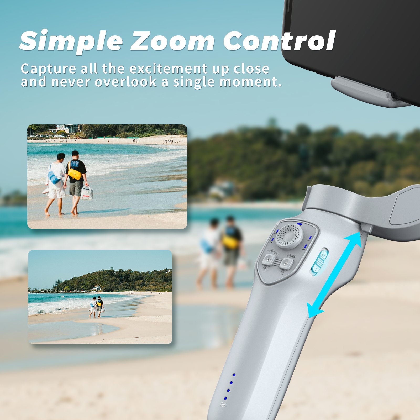 L7pro Plus 3-axis Gimbal Stabilizer Phone Gimbal Stabilizer With Remote Gesture Control Ai Auto Face Tracking With Vlog Light