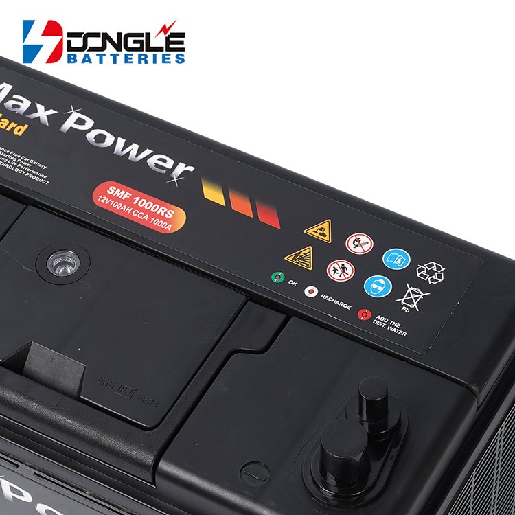 New Product BCI Standard Trucks Cars Maintenance Free SMF 1000RS 12v 100ah Lead Acid Auto Battery