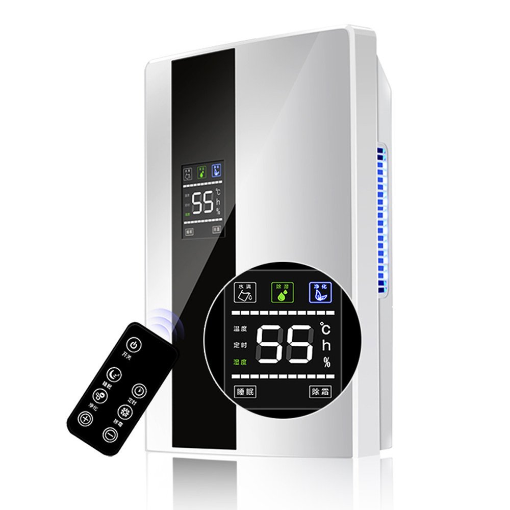 Plastic Dehumidifier Dryer 2.2l Portable Timer Function Dehumidifier with Air Purifier Rv Water Filter Day 90 ABS Home 3 in 1 30