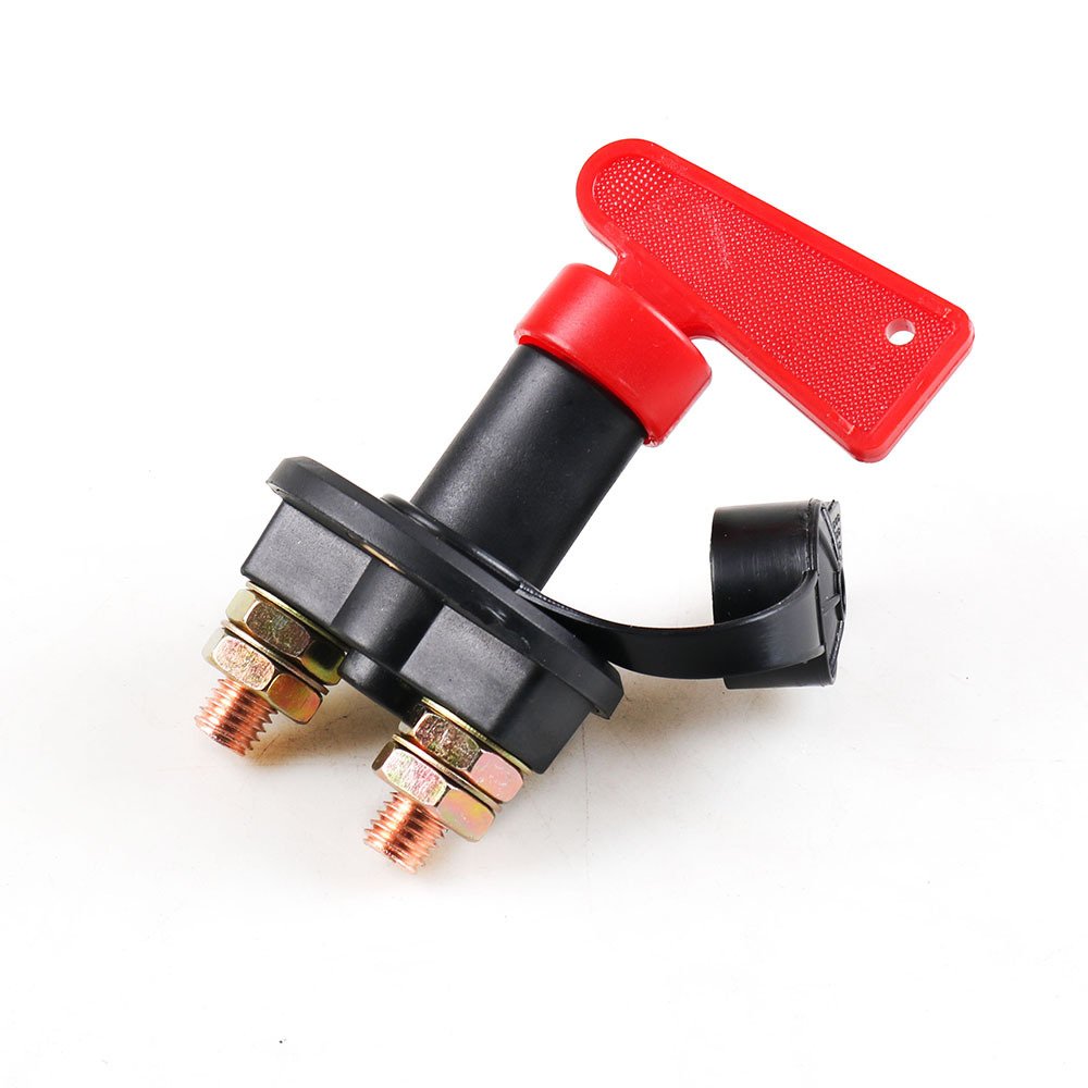 Auto Car Rotary Power Switch Vehicle Modify Isolator Disconnector Truck Boat Cut Off Battery Main Kill Switch 2Key 300A 12V-32V