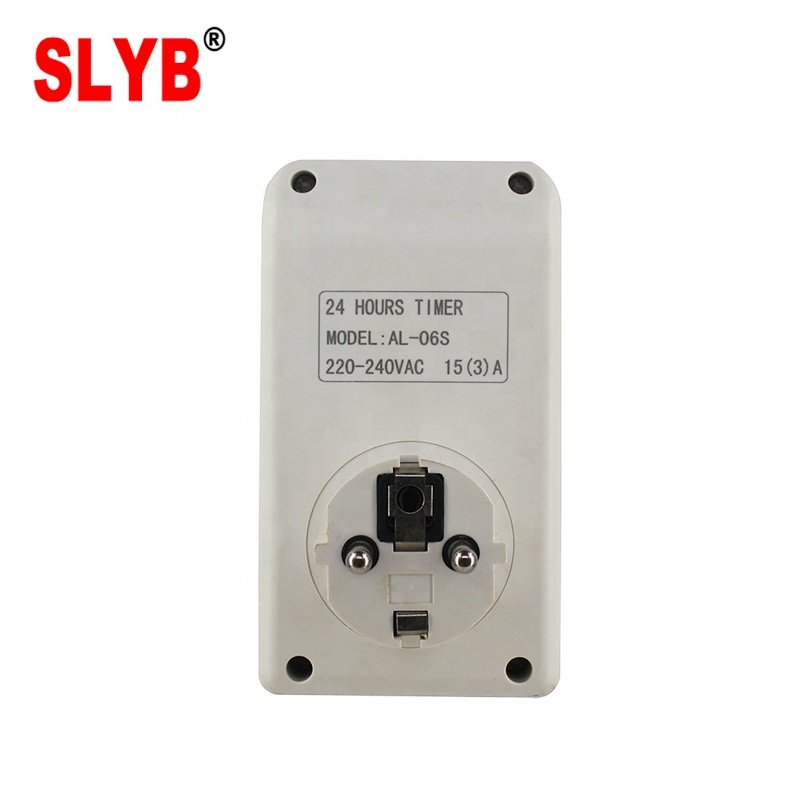 EU Plug Socket Automatic Digital Programmable Automatic Electric Auto off Timer Switch 24Hours AL-06 Timer 220V With Battery