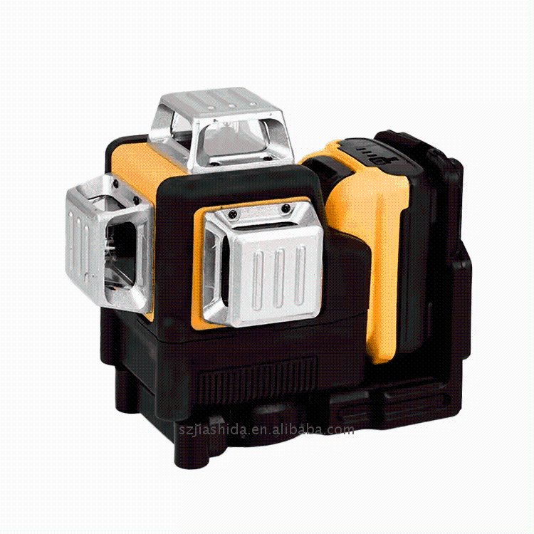 Small Level Dew Laser Level High Quality ODM JSD Land Leveler Self Leveling 12 Line for Home Cloth Bag Industrial Green 1year