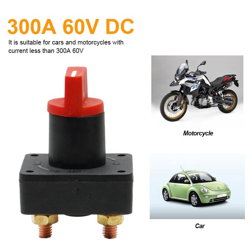 100A 60VDC Universal Car Auto Battery Disconnect Boat Cut Off Kill Switch
