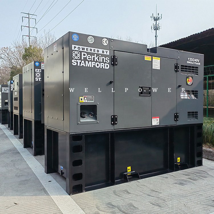 UK for Perkins for Cummins 20kw-250kva Diesel Generator Set with 60Hz Frequency AC Three Phase Water Cooling 50Kva-250Kva Range