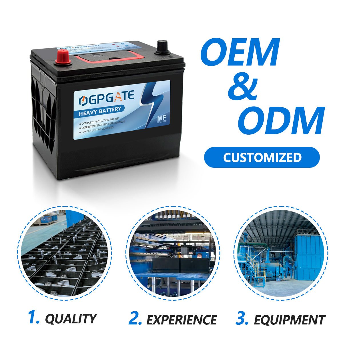 Deep Cycle JIS 80D26 12V 70Ah MF sealed Car Battery Starting Lead Acid Battery Suitable for Japanese Starting Cars