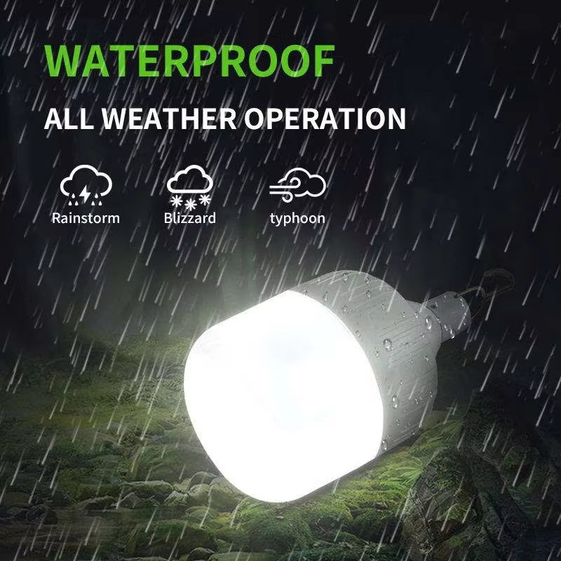 Rts USB Rechargeable Camping Lantern Stepless Dimming of White Light Outdoor Tent Lamp Portable Lamp with Free Samples