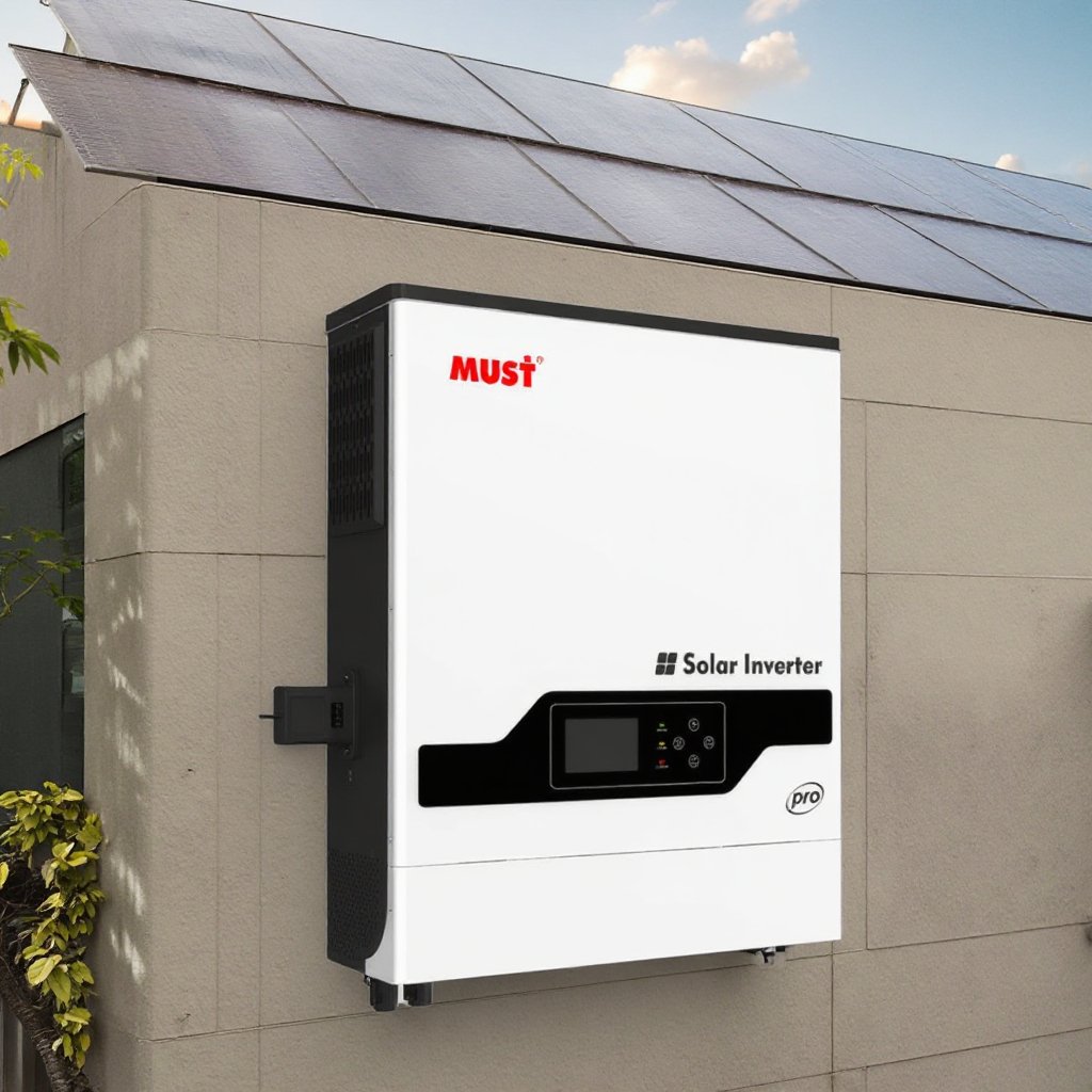 4KW 6KW MPPT Solar Inverter 500V Pure Sine Wave Single Three Phase Output No Lithium Required Grid Hybrid System USB WIFI