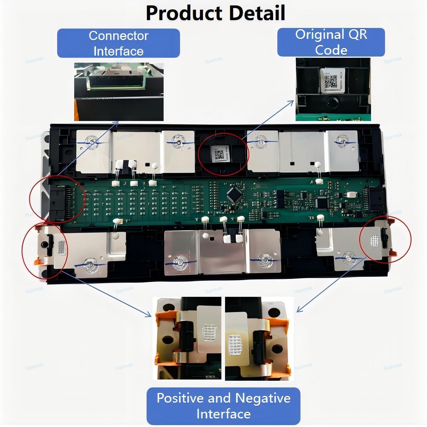 Starmax Catl Tafel 14.8V 4S1P 150AH 153AH Nmc Car Lithium Ion Battery 3.7V Ncm Prismatic Cell Nissan Leaf VDA355 Battery Module