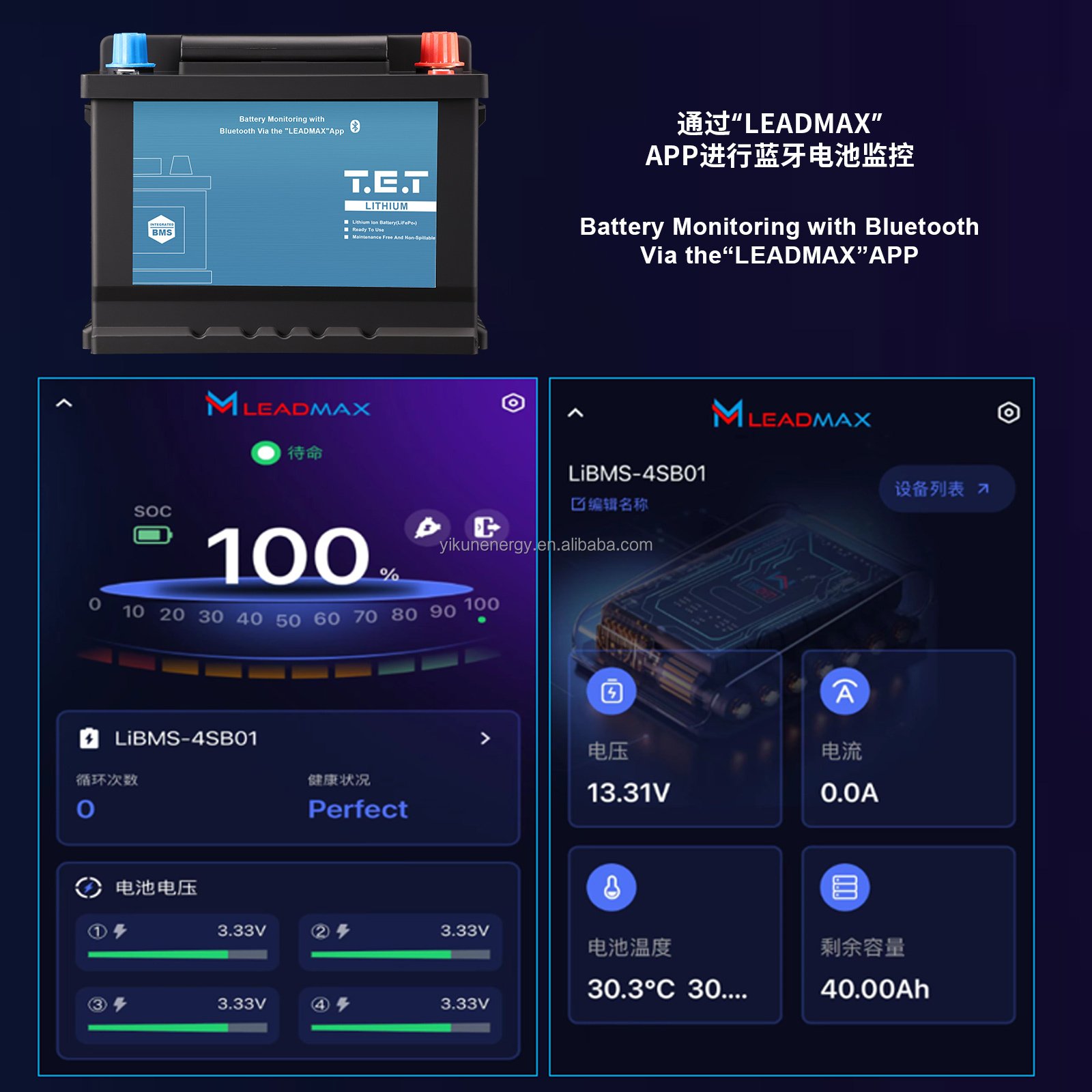 Factory-Supplied High Quality Auto Start LifePO4 Battery