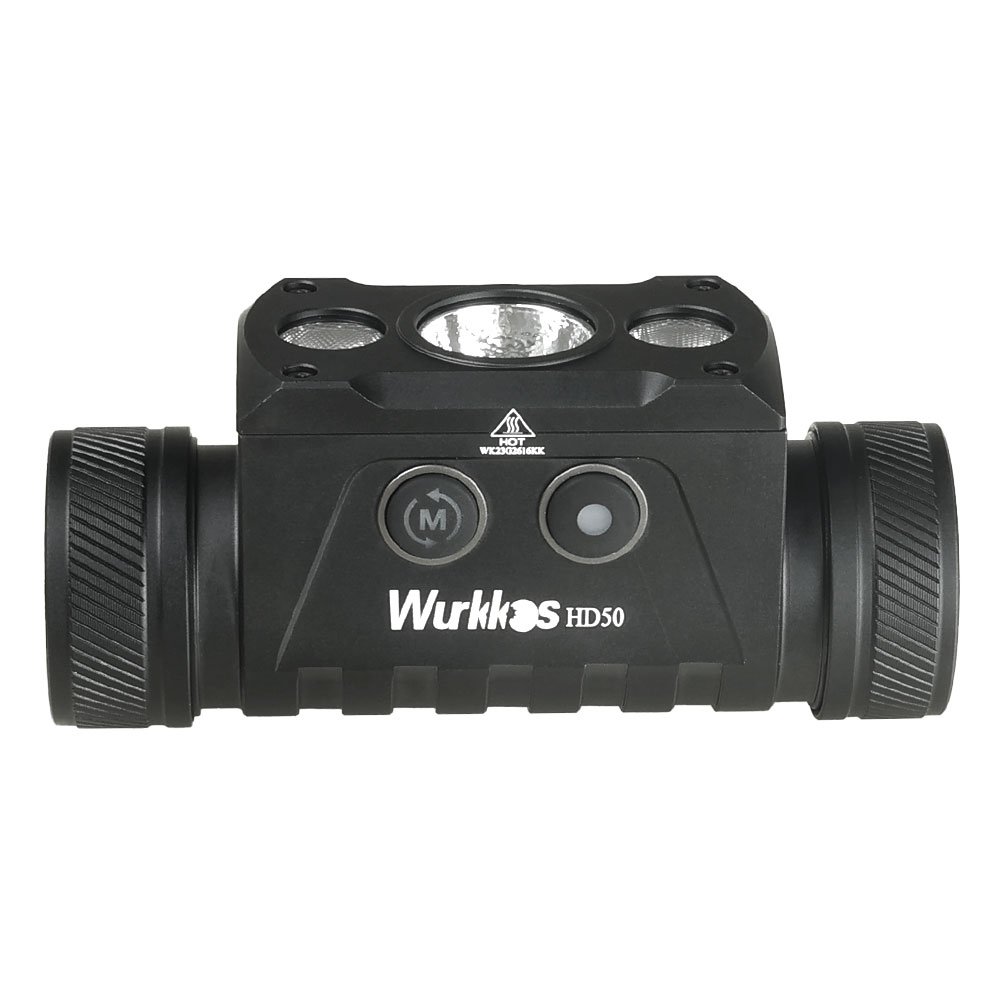 Wurkkos HD50 Headlamp 2A Rechargeable 21700 Headlight 4000lm XHP50.3 HI+LH351D+660nm Red Light Toollamp Magnetic Tail Camp Light