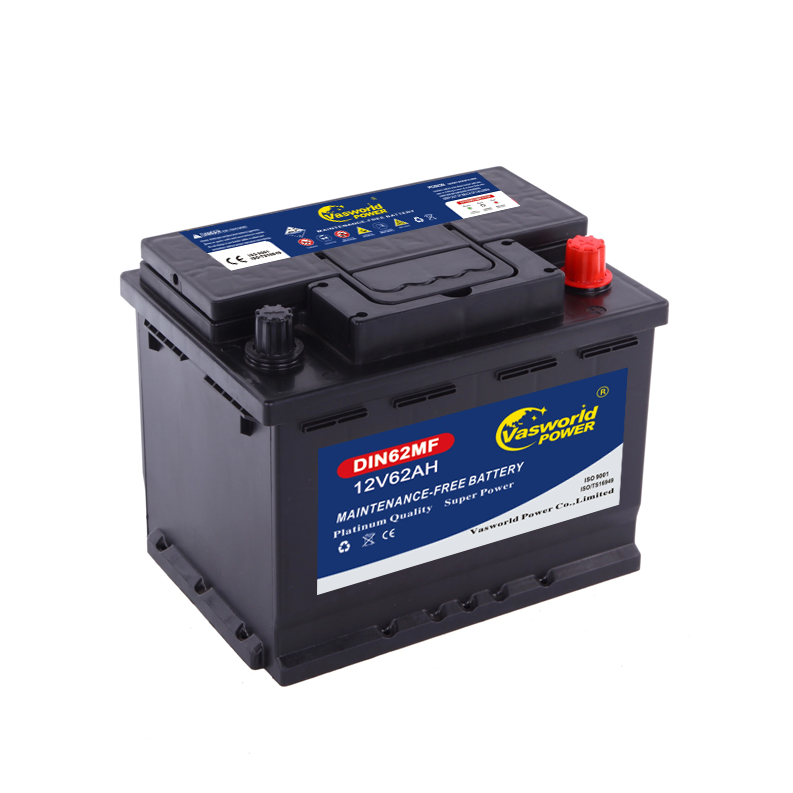 Hot-Selling Brands Design 12v62Ah MF56219 Maintenance Free DIN 62 High-quality Car/auto Battery with Customization