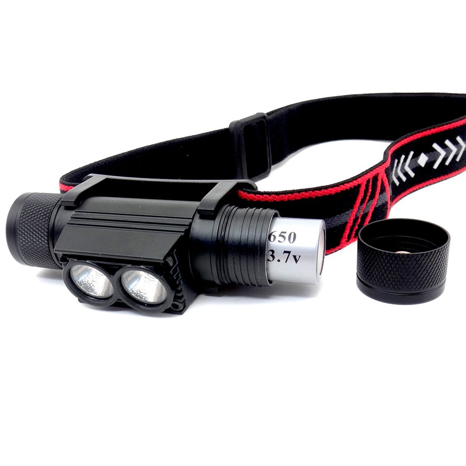 Factory Wholesale Aluminum Head Lamp Rechargeable LED Headlamp Flashlight Waterproof 1200 Lumen High Power Headlamp Rechargeable
