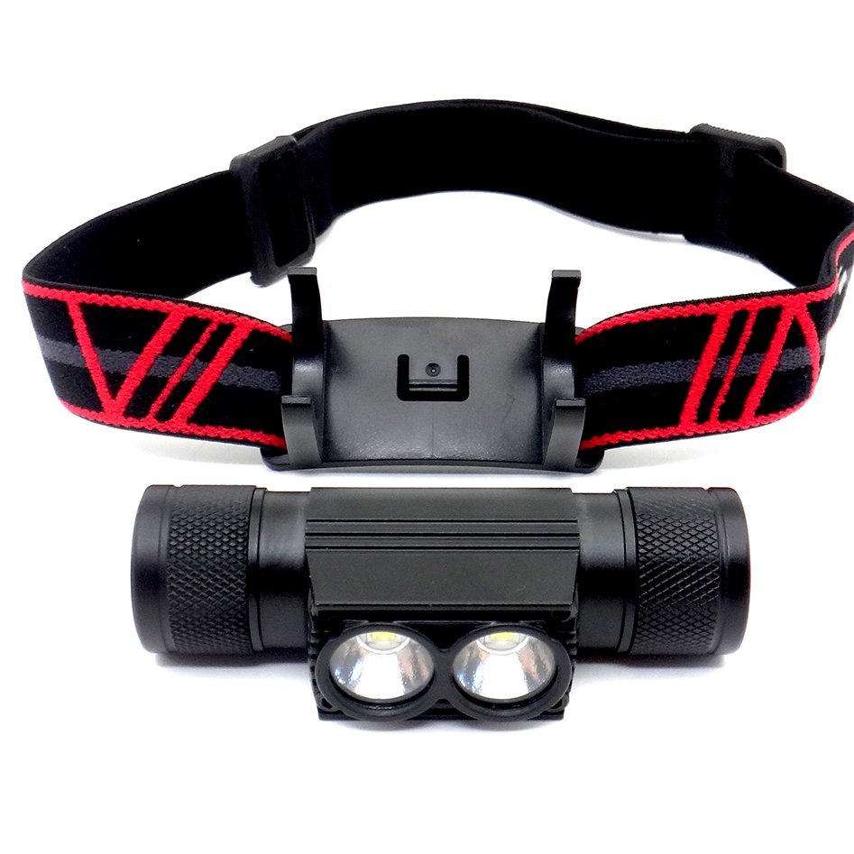 Factory Wholesale Aluminum Head Lamp Rechargeable LED Headlamp Flashlight Waterproof 1200 Lumen High Power Headlamp Rechargeable