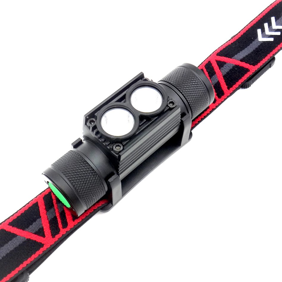 Factory Wholesale Aluminum Head Lamp Rechargeable LED Headlamp Flashlight Waterproof 1200 Lumen High Power Headlamp Rechargeable