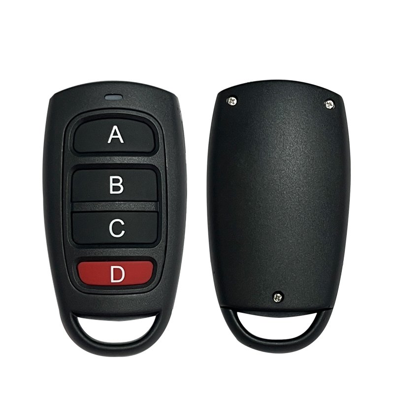 Manufacturer New Plastic Remote Control for Sliding Gate Opener 4 Buttons 433.92MHz Black Remote Control Transmitter AG039B