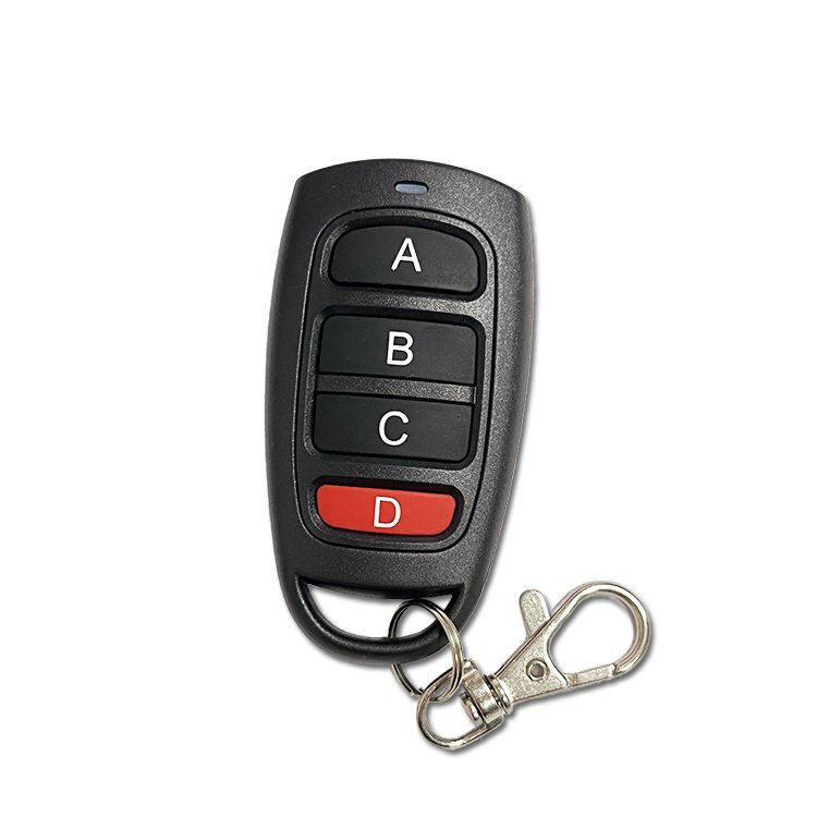 Manufacturer New Plastic Remote Control for Sliding Gate Opener 4 Buttons 433.92MHz Black Remote Control Transmitter AG039B