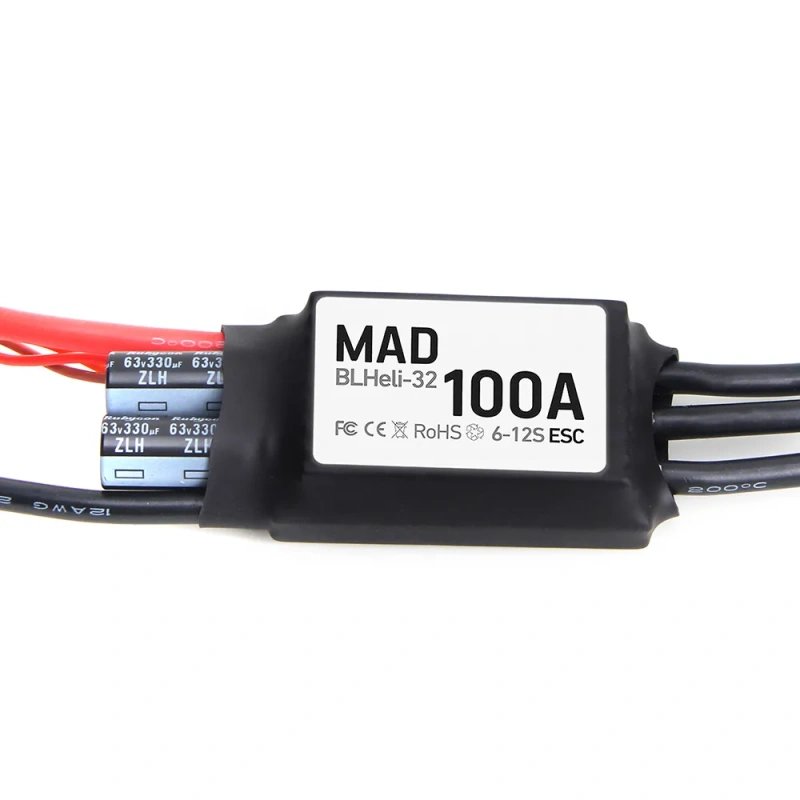 MAD AMPX ESC BLHELI 32 100A 6-12S Electronic Speed Controller for FPV Frame