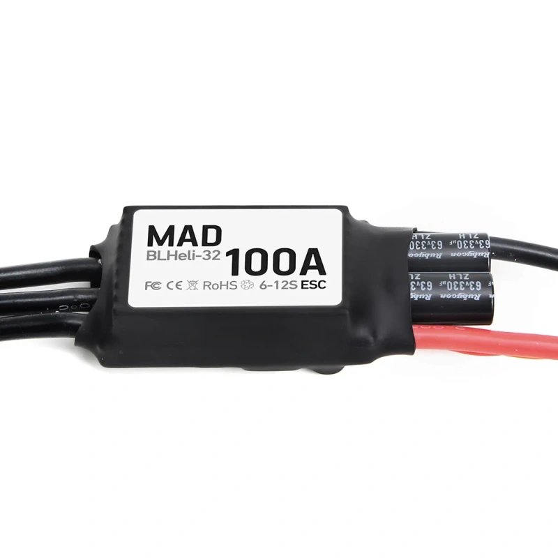 MAD AMPX ESC BLHELI 32 100A 6-12S Electronic Speed Controller for FPV Frame