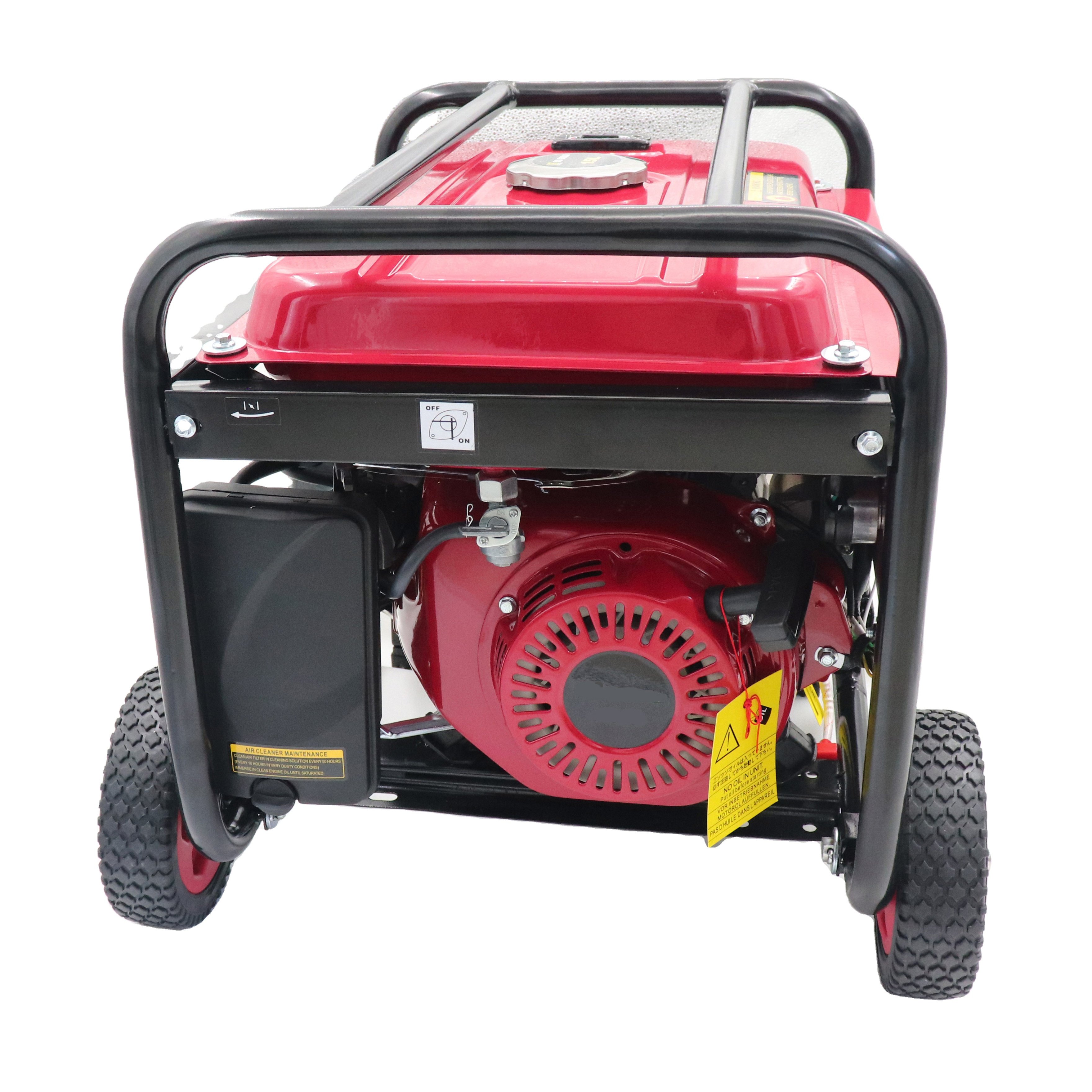 Wholesale 5kva Gasoline Generator 420cc 14hp Generator with Electric Start with Wheels and Handle 100% Copper Coil Generator