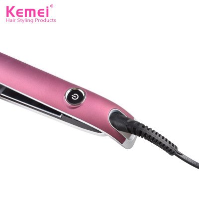 Kemei Hair Straightener KM-2203 Straight Plate Clip Electric Splint Curler Straight Volume Dual-use