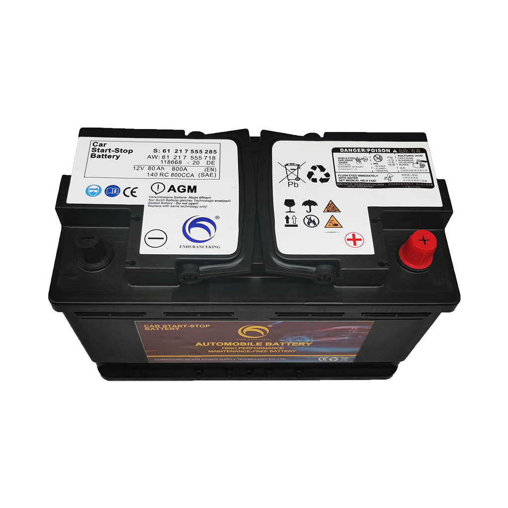 Wholesale Suppliers New Car Batteries 12V 80AH Maintenance-Free Automotive H7-80L 58043L Lead Acid Auto Starting Battery