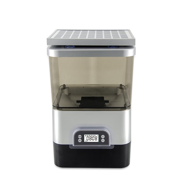 EV810SOEM Custom Automatic Solar Fish Feeder Auto Smart Feeder Pond Feeder