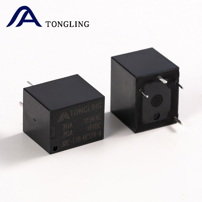 JQC T78 DC 5V 6V 9V 12V 24V 48V 5 Pin 20A Alternative SRA Series SRA-12VDC-CL Relay
